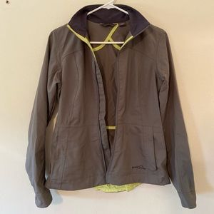 Eddie Bauer Gray Windbreaker Jacket